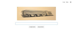 Google ehrt den Industriedesigner Raymond Loewy zu seinem 120. Geburtstag mit einem Doodle